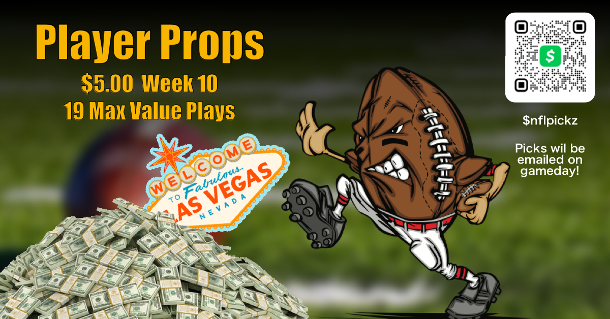 Pro Picks NFL Week 10 Premium Props - NFL Picks Pro